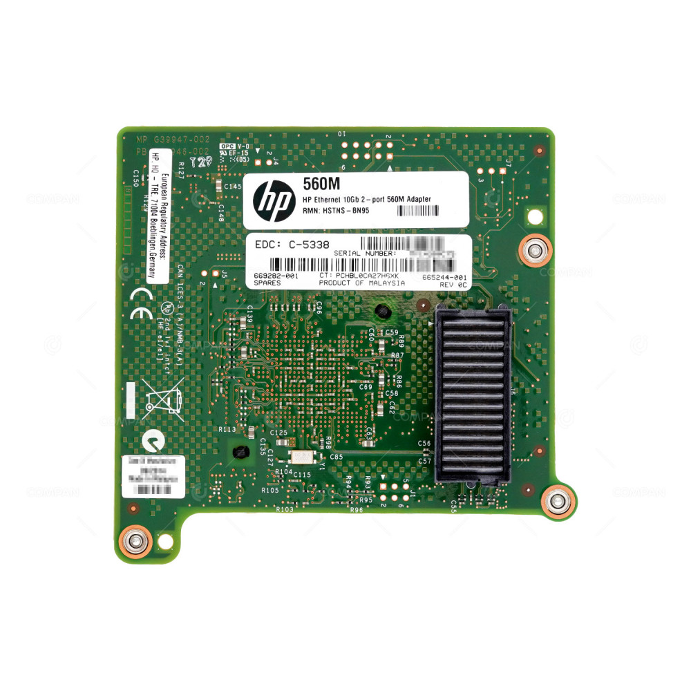 669282-001 HP ETHERNET 560M 10GB 2-PORT ADAPTER 665244-001 , 665246-B21